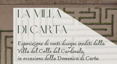 La Villa del Colle del Cardinale protagonista della Domenica di Carta