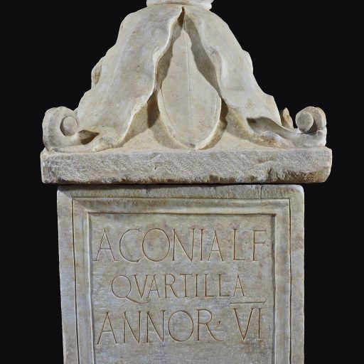 2 Urna di Aconia Quartilla - esposta Antiquarium scontornata